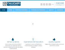 Tablet Screenshot of calligaris.net